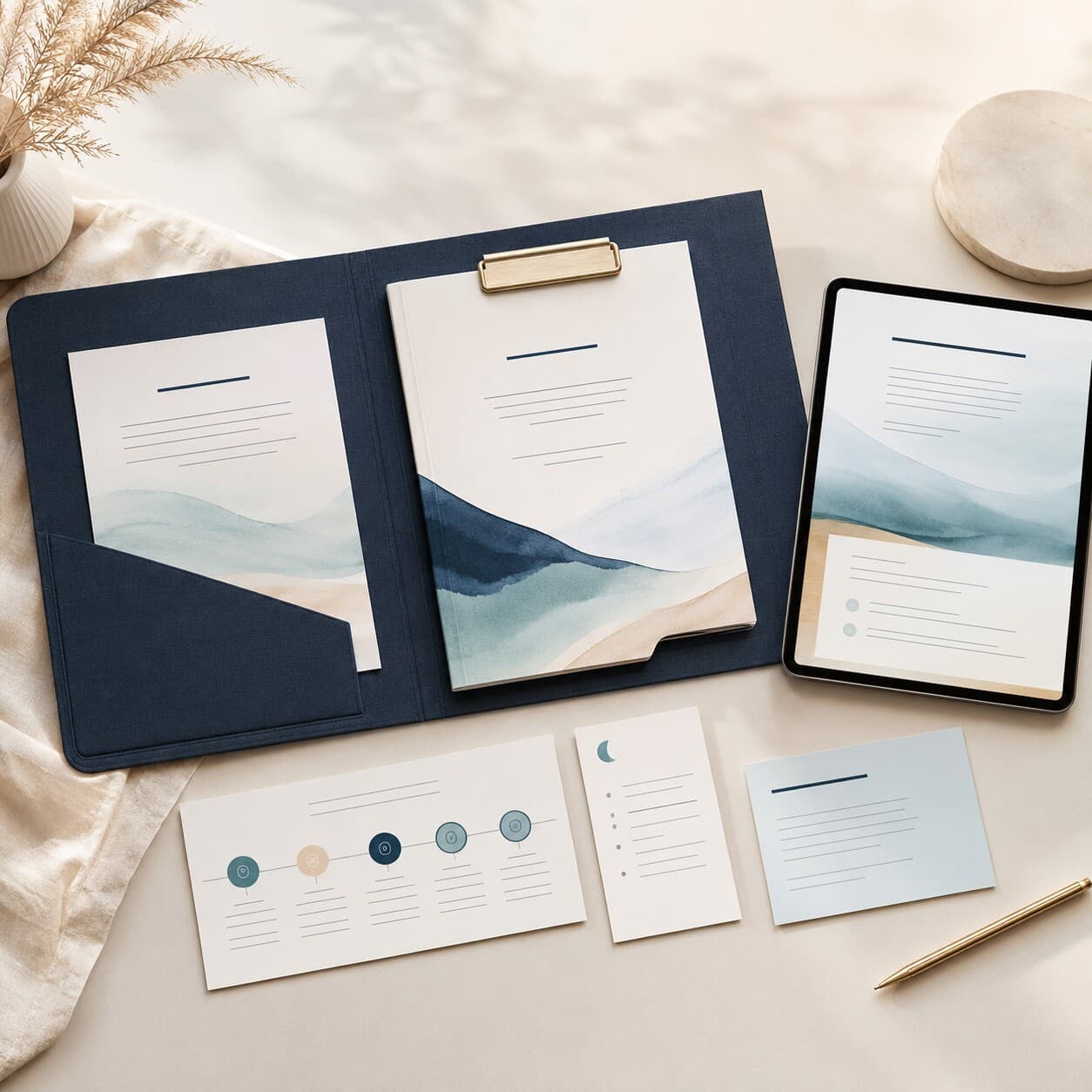 Client Welcome Pack Template digital template mockup