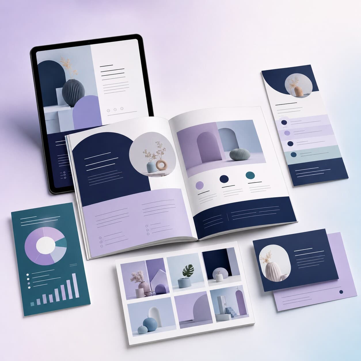 Content Creator Media Kit digital template mockup