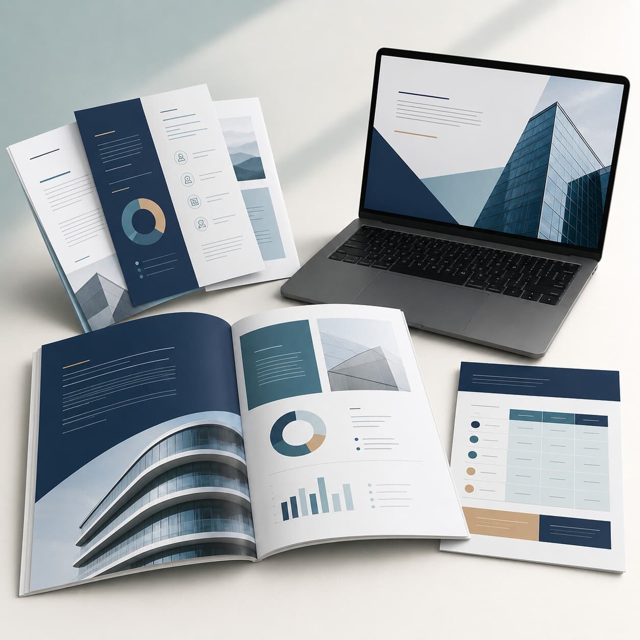 Professional Business Proposal Template digital template mockup