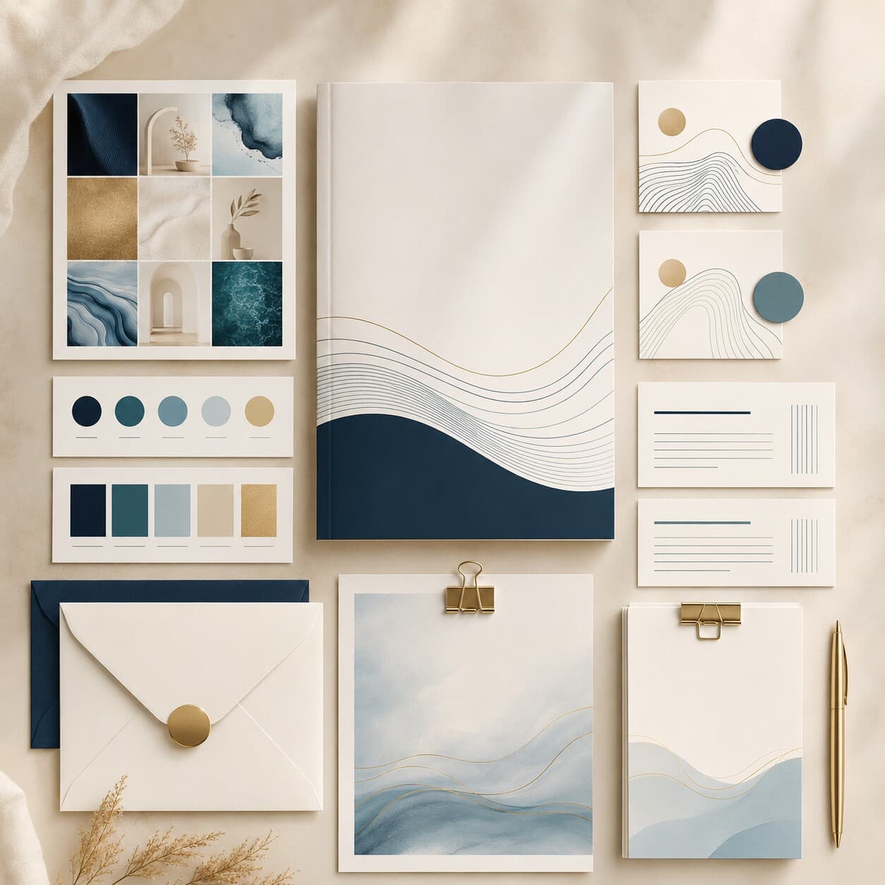 Small Business Branding Kit digital template mockup